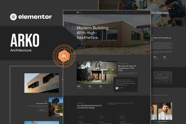 Arko - Architecture Elementor Template Kit