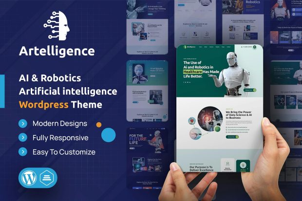 Artelligence | AI & Robotics WordPress Theme 2.0