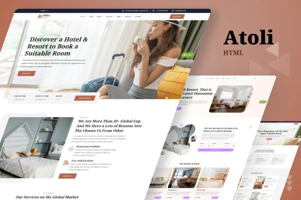 Atoli - Hotel & Resorts Booking HTML Template