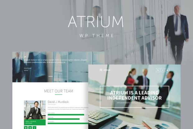 Atrium - Finance Consulting WordPress Theme 2.7