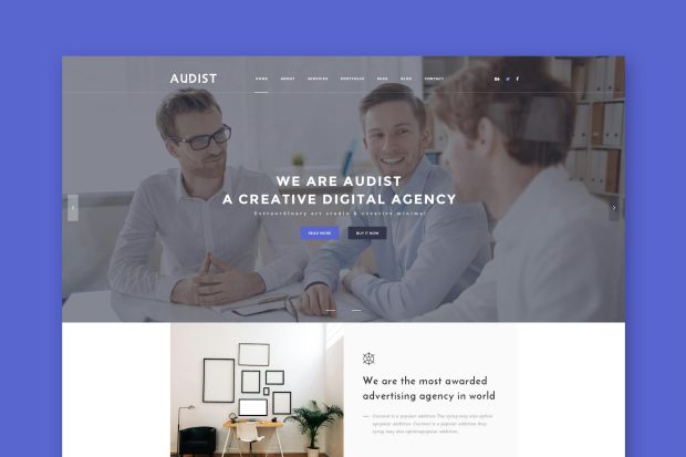 Audist - Modern Portfolio HTML5 Template