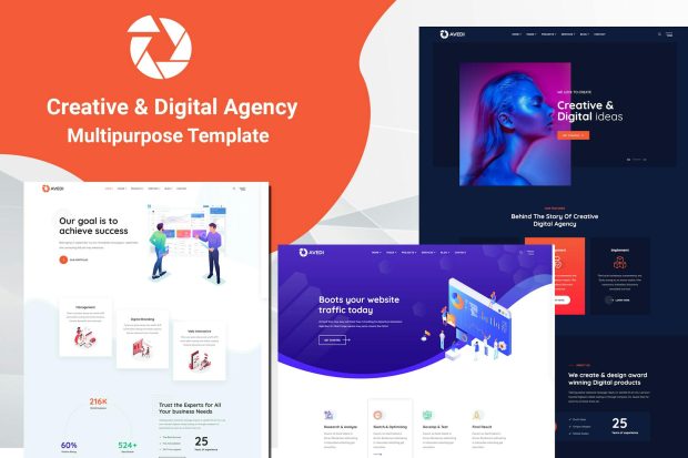 Avedi - Creative & Digital Agency Template