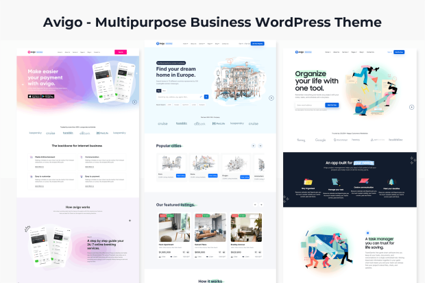 Avigo - Multipurpose Business WordPress Theme 1.0