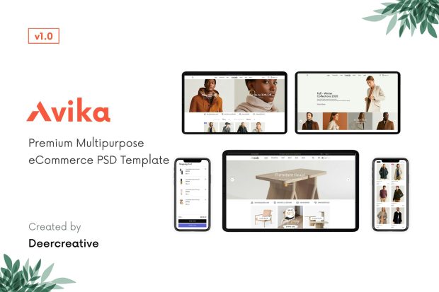 Avika | Multipurpose eCommerce PSD Template