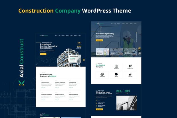 Axial – Construction Company WordPress Theme 1.0