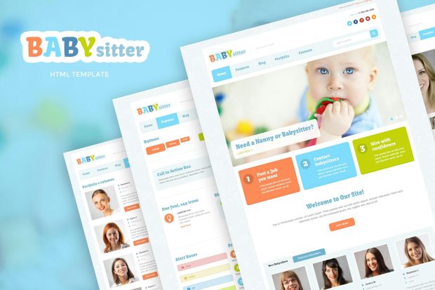 Babysitter - Job Board HTML Template