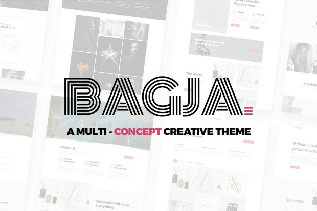 Bagja - Responsive Multi Concept & One Page Portfo 1.2.8