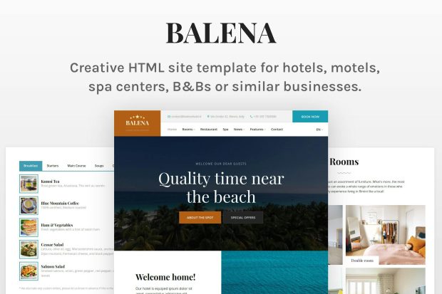 Balena - Hotel HTML Site Template