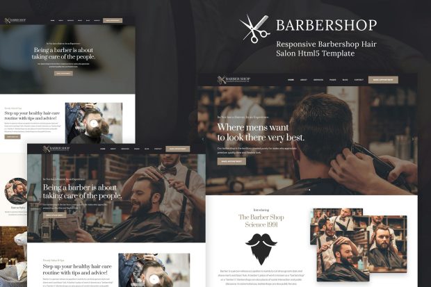 BarberShop & Hair Salon HTML Template