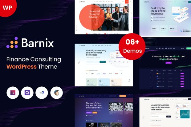 Barnix - Finance Consulting WordPress Theme 1.0.1