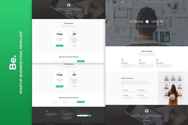 Be - Startup Business HTML Template