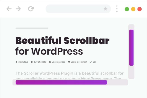 Scroller - Beautiful Scrollbar for WordPress 2.0.1