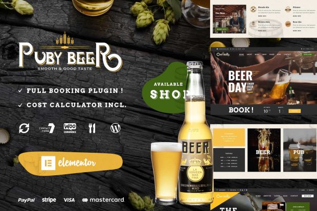 Beer & Brewery Pub Theme 1.2