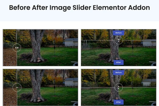 Before After Image Slider Elementor Addon 1.0.1