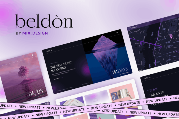 Beldon - Coming Soon and Landing Page Template