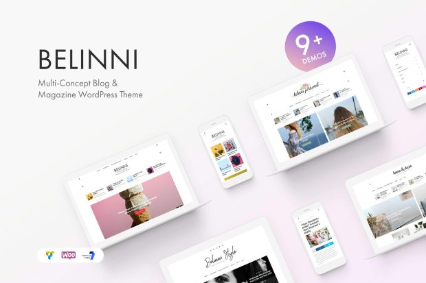 Belinni - Multi-Concept Blog / Magazine WordPress 1.5.1