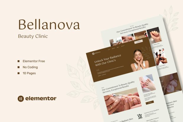 Bellanova - Beauty Clinic Elementor Template Kit