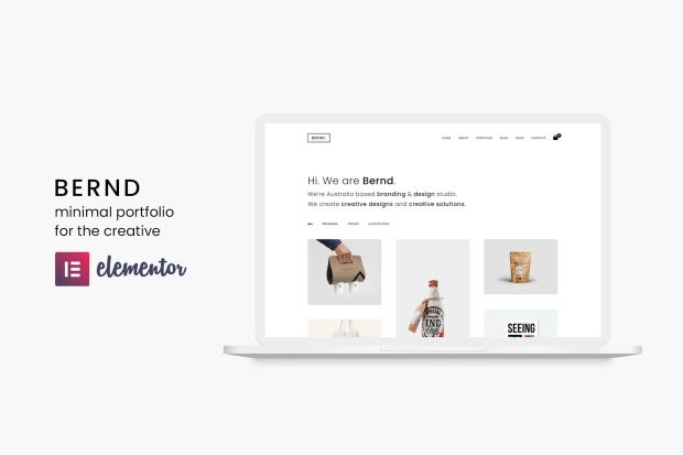 Bernd - Minimal WordPress Portfolio Theme 3.0.2