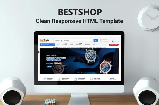 BestShop - HTML Template With Mobile Layouts