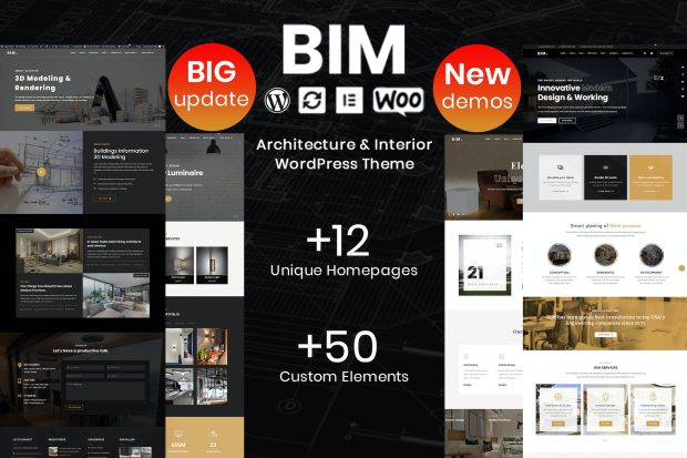 BIM - Architecture & Interior Design WP Theme 1.3.4