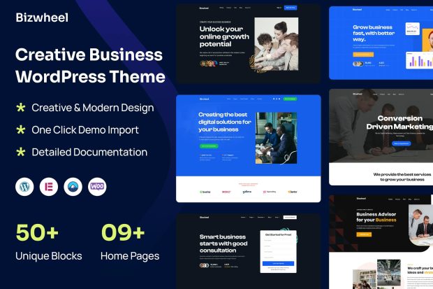 Bizwheel - Creative Business WordPress Theme 2.1.0