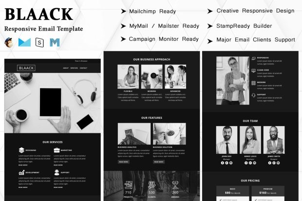 Blaack - Multipurpose Responsive Email Template