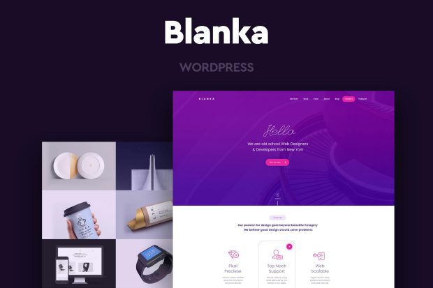 Blanka - One Page WordPress Theme 1.4