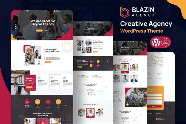 Blazin Agency - Creative WordPress Theme 1.1