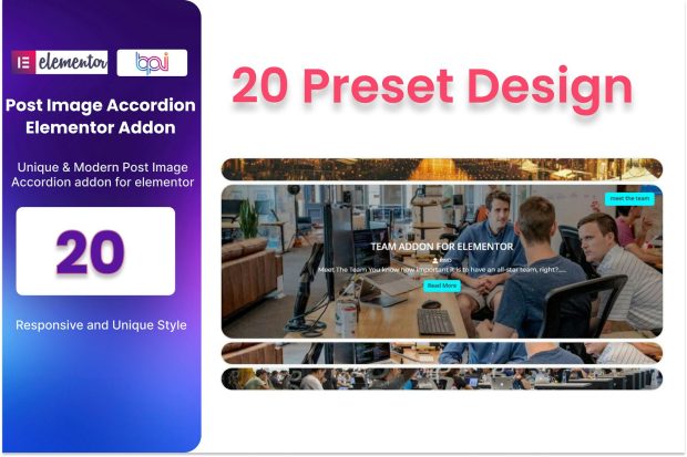 Blog Post Image Accordion Addon For Elementor 1.0
