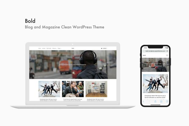 Bold - Blog and Magazine Clean WordPress Theme 1.0.4