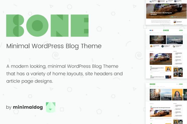 Bone - Minimal & Clean WordPress Blog Theme 4.0.4