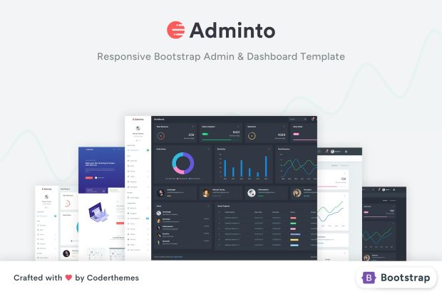 Bootstrap Admin & Dashboard Template - Adminto