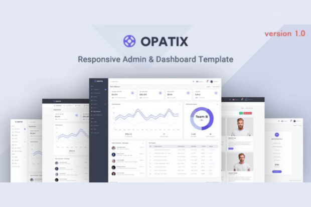 Bootstrap Admin & Dashboard Template - Opatix