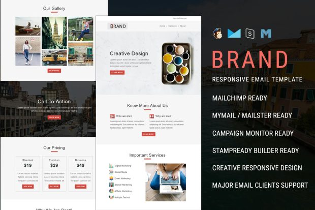 Brand - Multipurpose Responsive Email Template