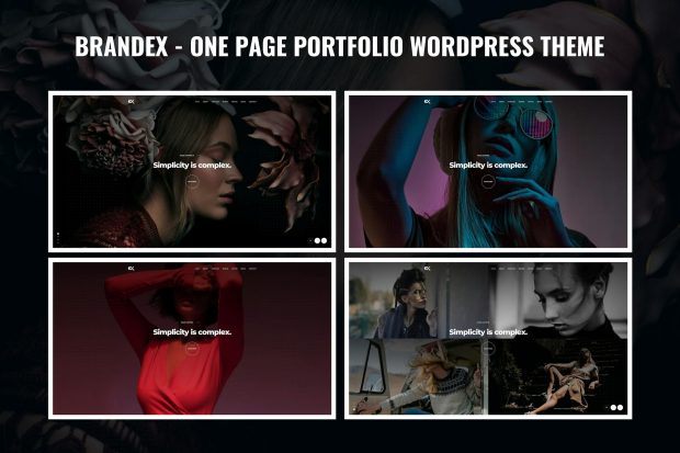 Brandex - One Page Portfolio WordPress Theme 1.0