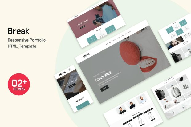 Break - Responsive Portfolio HTML Template