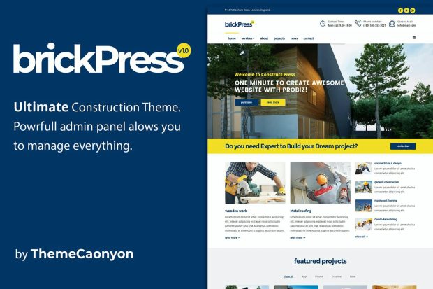 BrickPress - Construction & Building HTML5 Templat