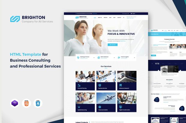 Brighton - Business Consulting Service Template