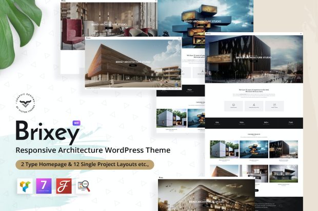 Brixey – Responsive Architecture WordPress Theme 1.9.0