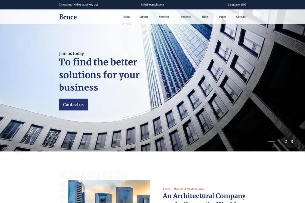 Bruce - Creative Multipurpose HTML Template