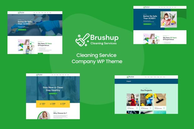 Brushup - Cleaning Service Company WordPress 1.0