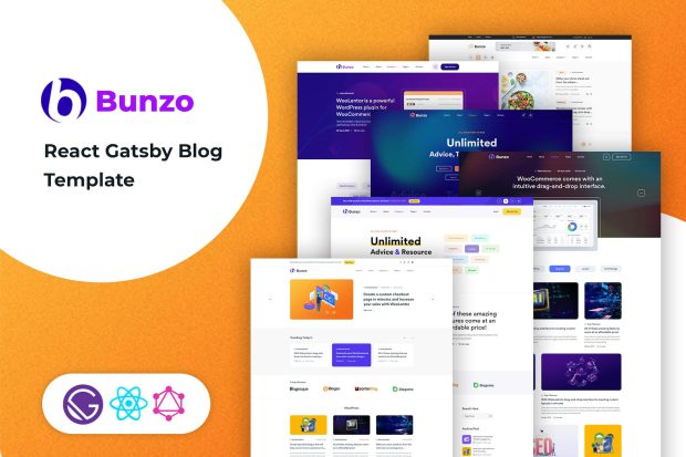 Bunzo - React Gatsby Blog Template