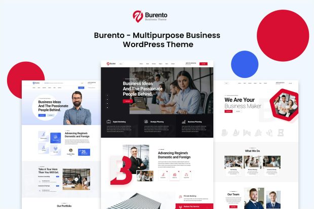 Burento - Multipurpose Business WordPress Theme 1.0