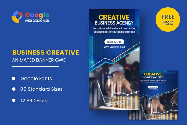 Business Agency Animated Banner GWD