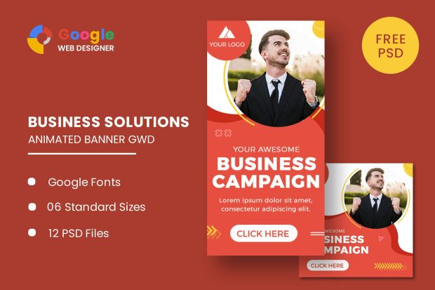 Business Campaign Animated Banner GWD