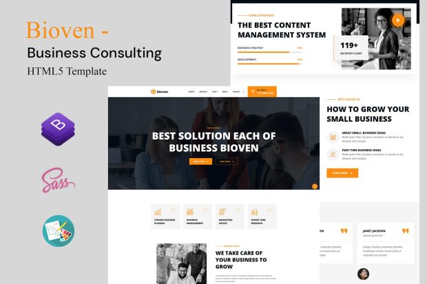 Business Consulting HTML5 & Bootstrap Template