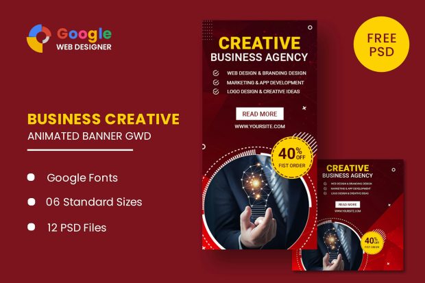 Business Creative Animated Banner GWD