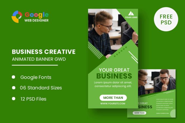 Business Google Animated Banner GWD