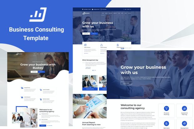 Buskey - Business Consulting & Corporate Template