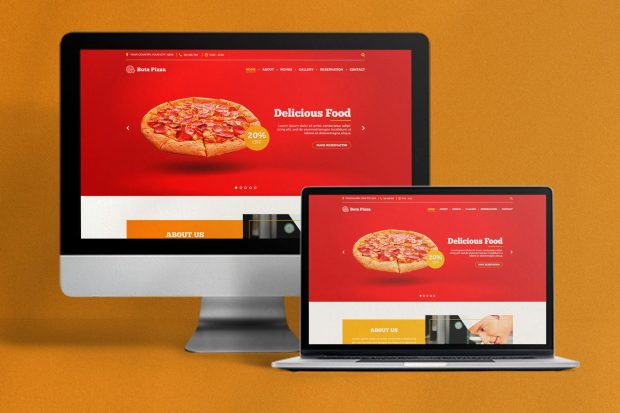 Butazzo Pizza - Restaurant & Pizza One Page HTML